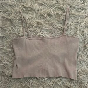 John Galt Brandy Melville Purple/Gray Tank Top (One size fits all)